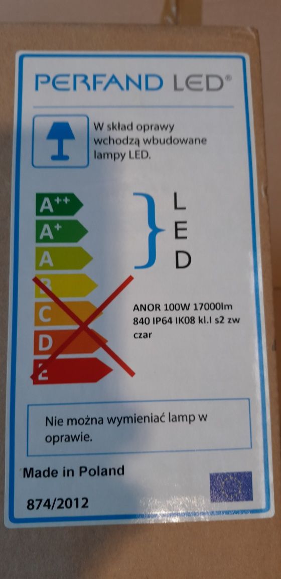 Lampa warsztatowa led