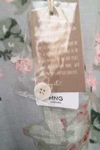 S 36 40 новый комплект юбка + блузка MNG Mango костюм обмен на парфюм