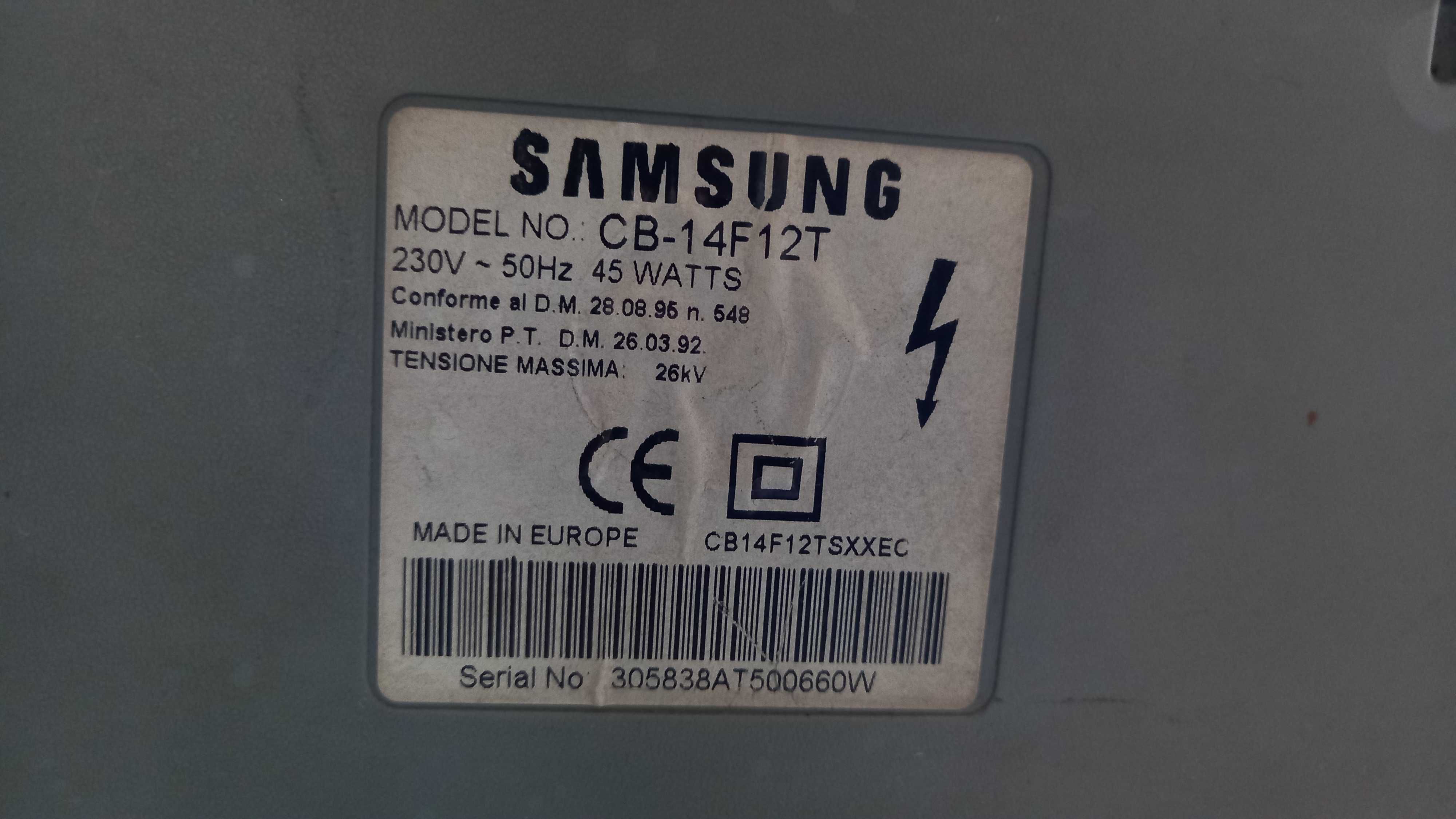 Vende-se/Oferece-se Televisor antigo Samsung