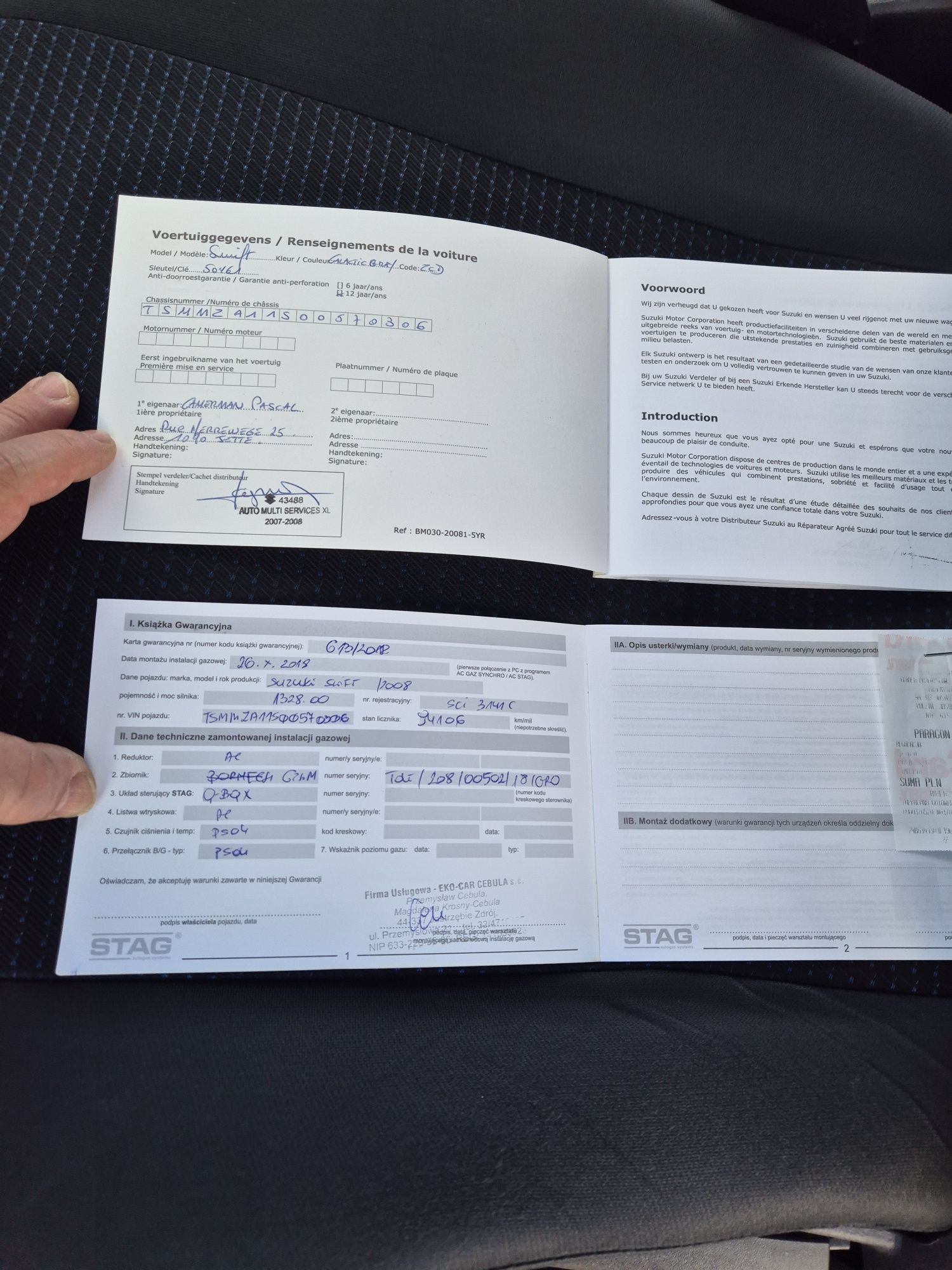 Suzuki Swift benzyna/LPG 1,3 92KM KLIMA2008r NOWA CENA