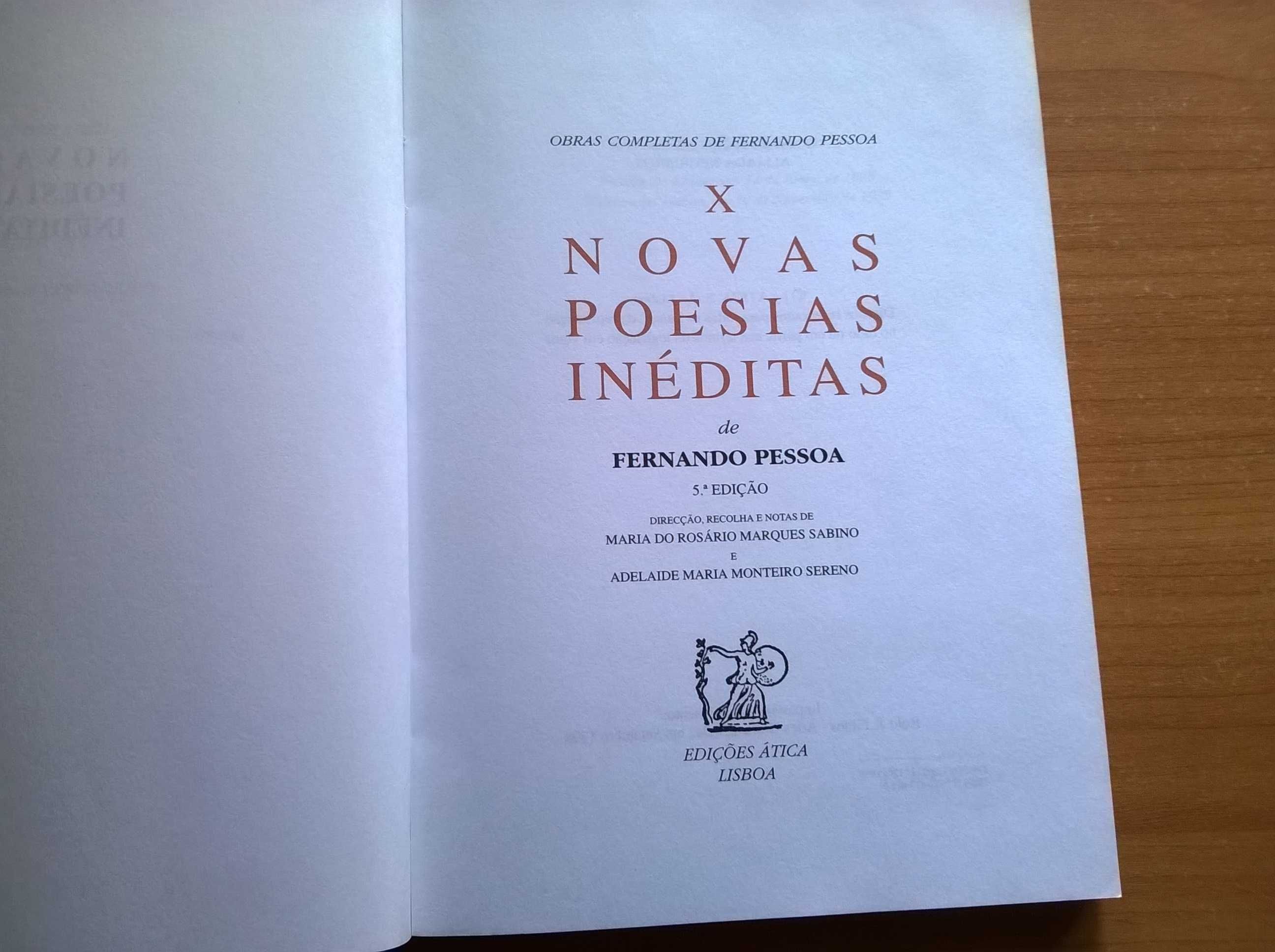 Novas Poesias Inéditas  - Fernando Pessoa