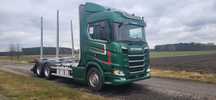 Scania R580 6x4  cena brutto  2018 rok do lasu do drewna.