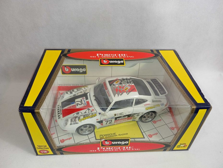 Burago Porsche 911 Carrera Racing 1:18