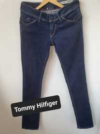 Nowe jeansy granatowe S 34 Tommy Hilfiger Victoria Straight W28 L34