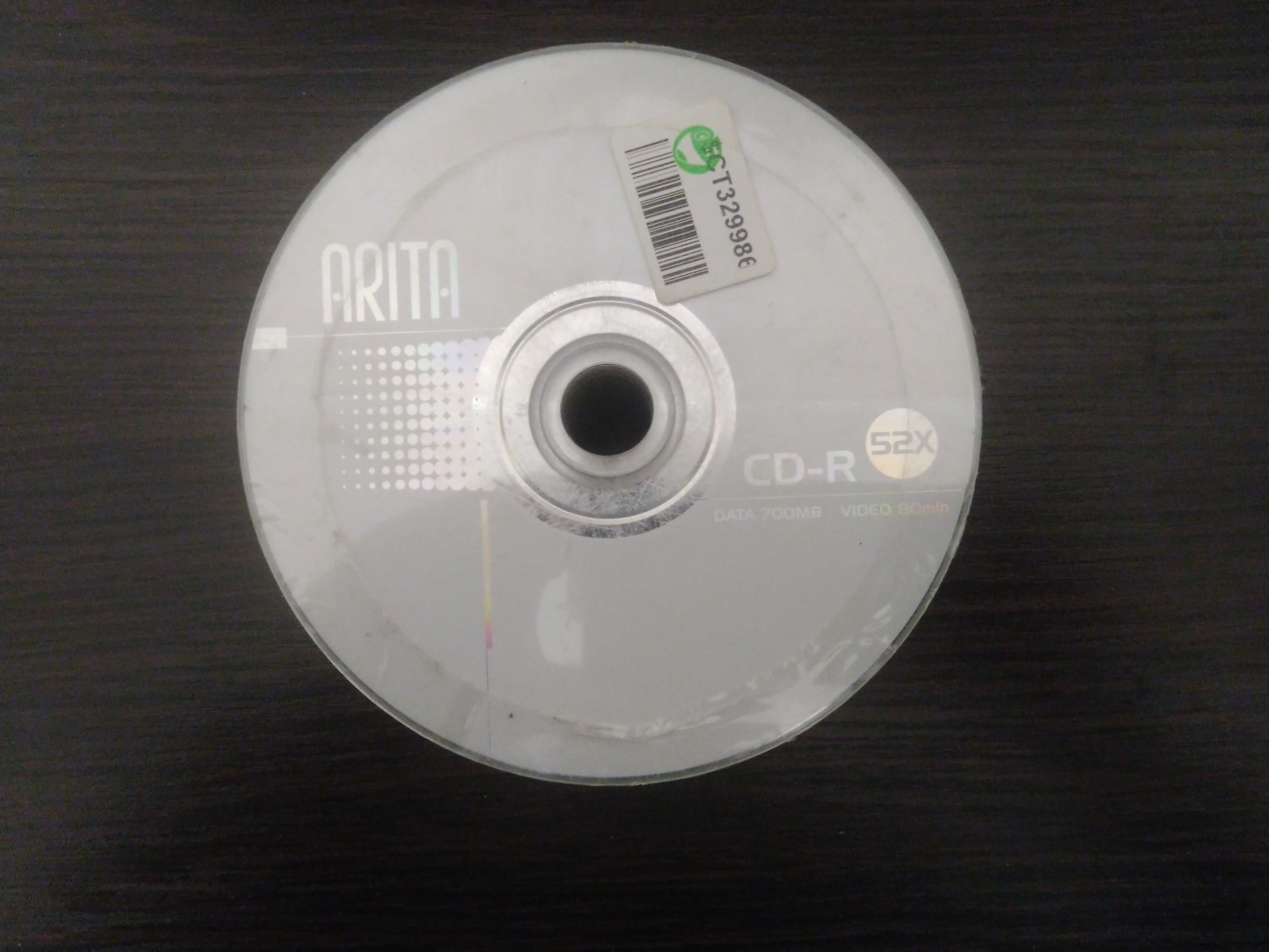 CD-R диски Arita 700mb, 52x speed, 80min. Cakebox 25шт.