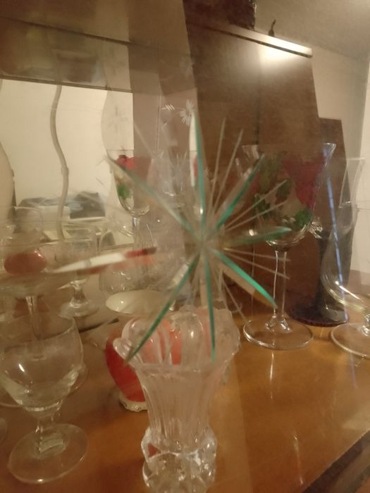 Zabytkowy kredens witryna i szafa