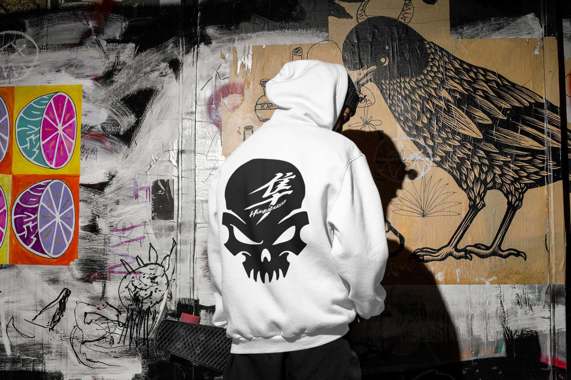 Sweatshirt Suzuki Hayabusa skull