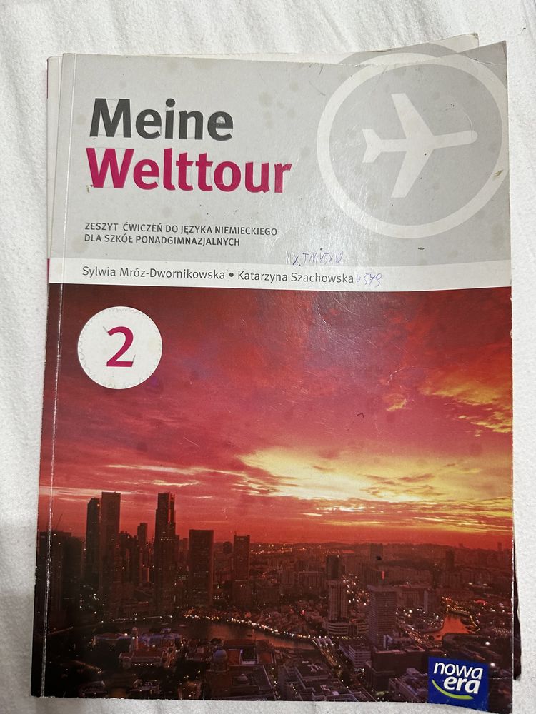 Meine Welttour 1,2 zeszyt ćwiczeń i podrecznik do języka niemieckiego