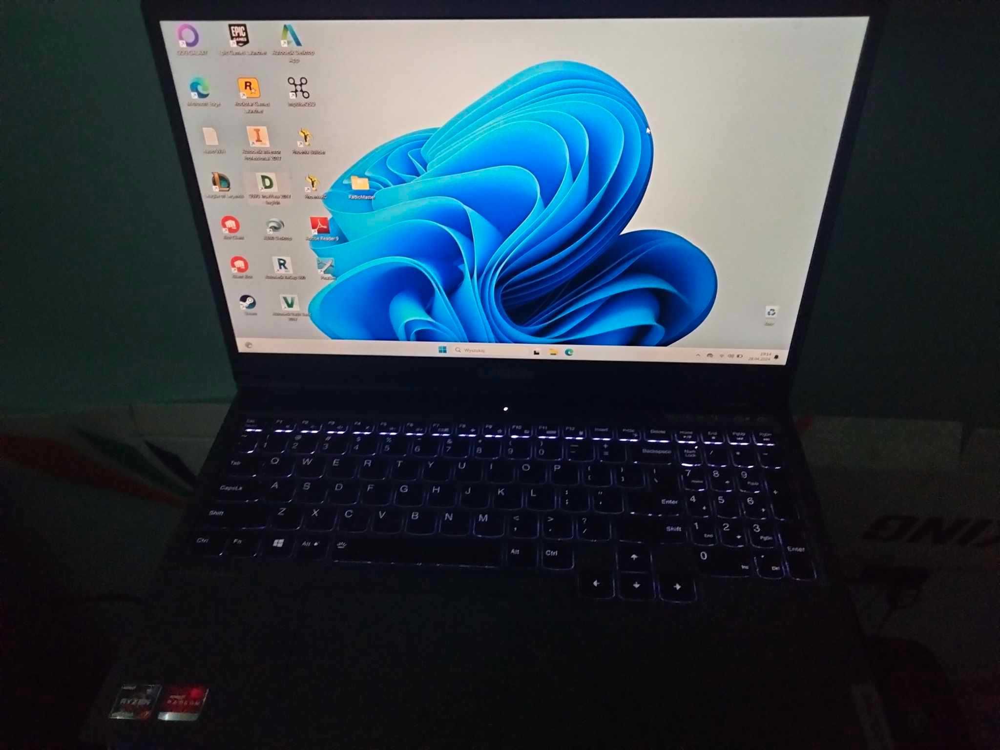 Laptop Gamingowy Legion 5 32 Gb ramu RTX2060 Ryzen SSD