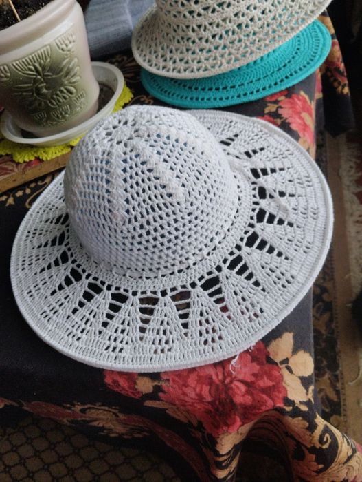 Ажурная Летняя шляпка