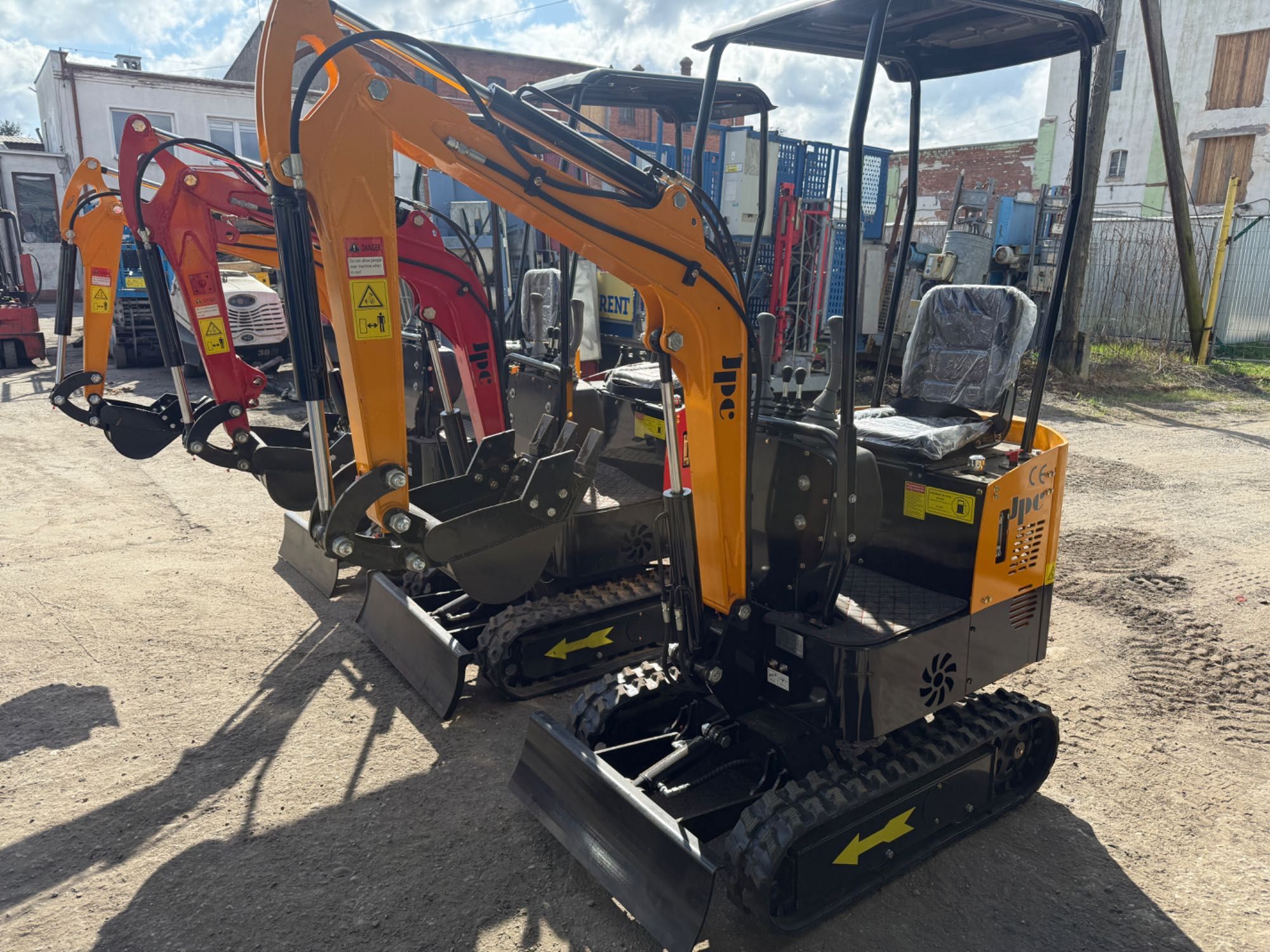Mini koparka JPC HT 12 1020kg diesel 12HP nowa 17.499zł netto