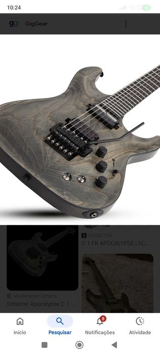 Guitarra Shectet Apocalypse C1 diamond series