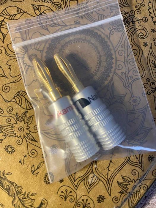 Набор Штекер коннектор акустичный банан Nakamichi