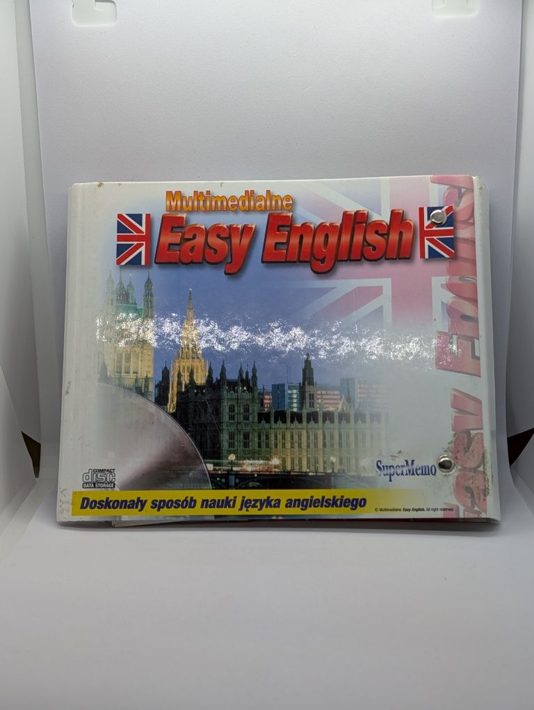 Płyty do nauki angielskiego - Easy English 1,2,3 superMemo płyta CD