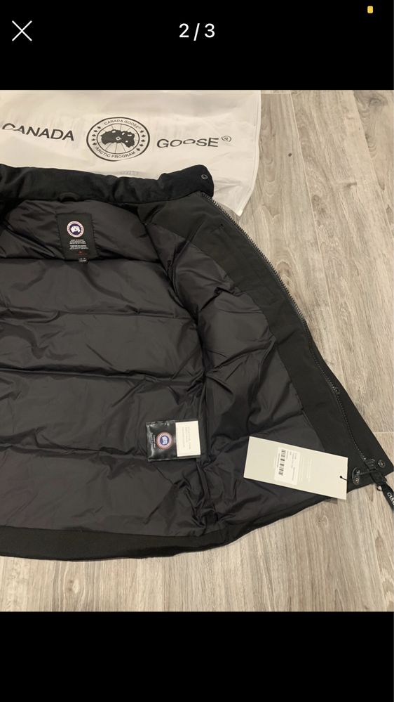 colete canada goose preto