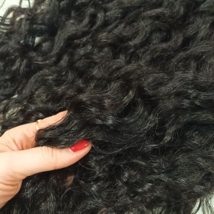 200gr Cabelo humano encaracolado