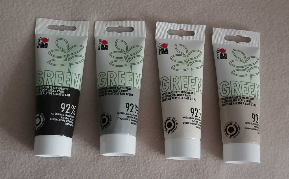 Marabu Green farby malarskie alkidowe 100 ml 4 szt