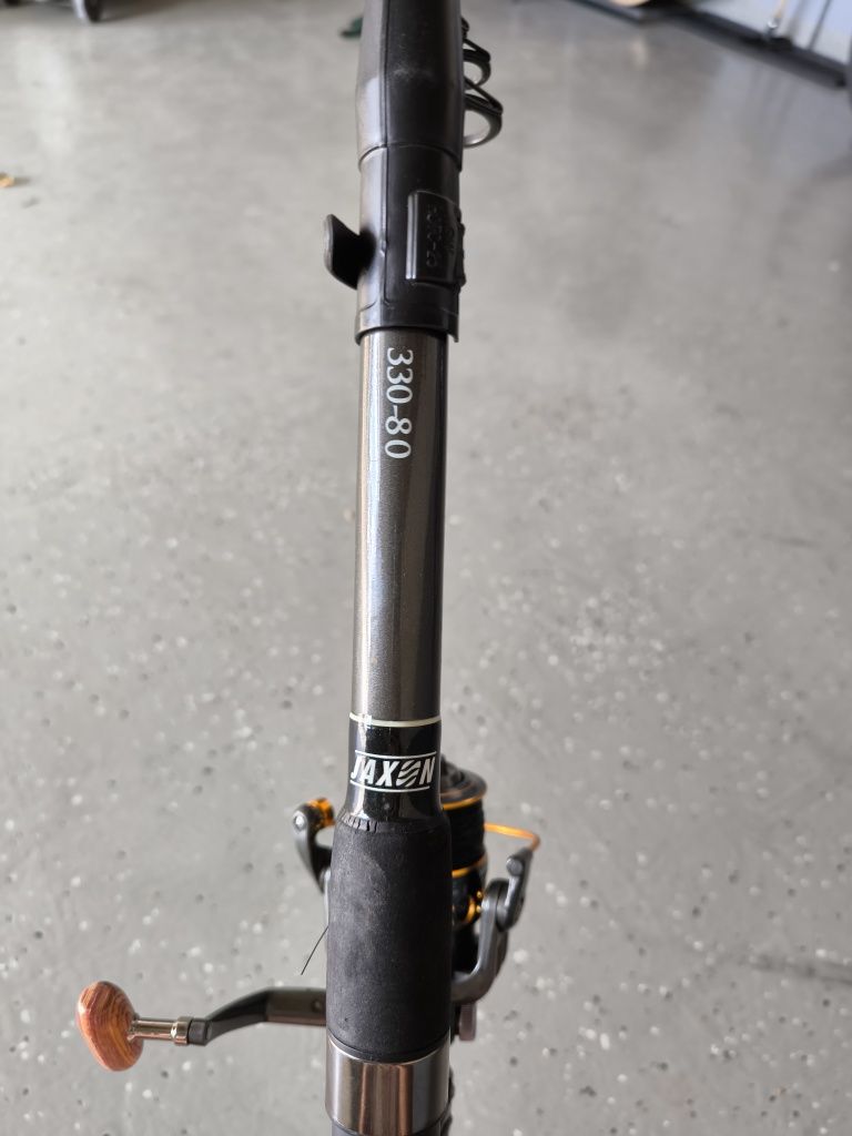 Wędka Jaxon tele Carp 360 plus kołowrotek MG50