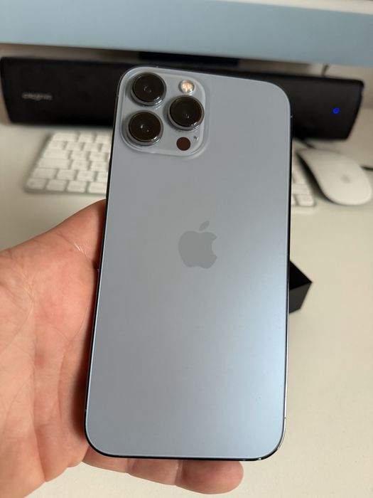 iPhone 13 Pro Max 256gb Sierra Blue Stan Idealny Bateria 100%