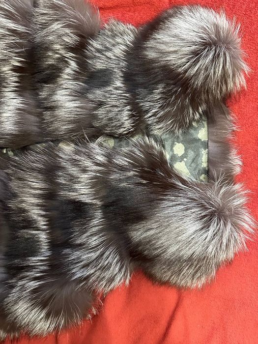 Жилетка чорнобурка