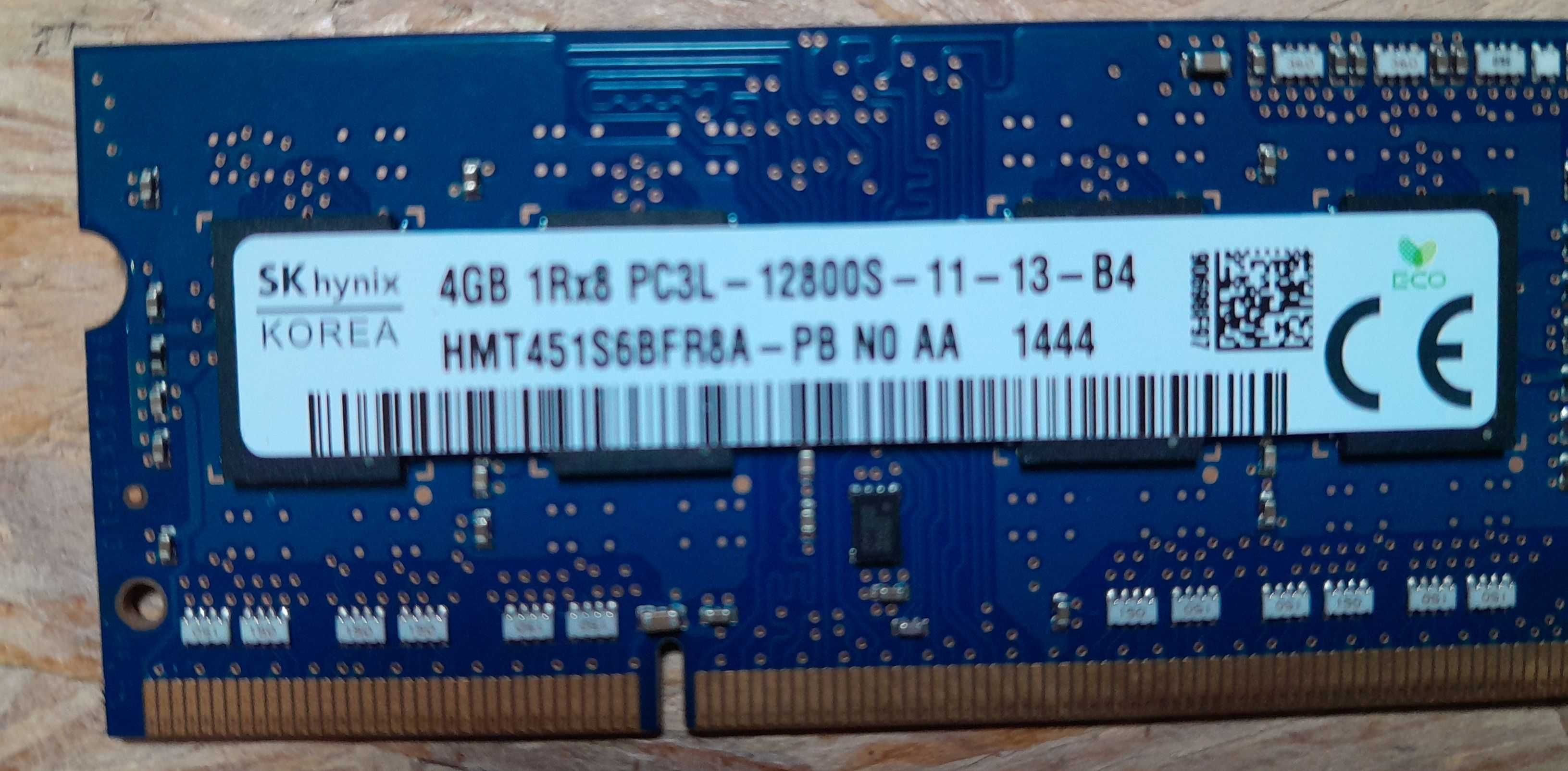 Pamięć RAM 4GB DDR3 1600MHz SODIMM do Laptopa, cena za 2 szt.
