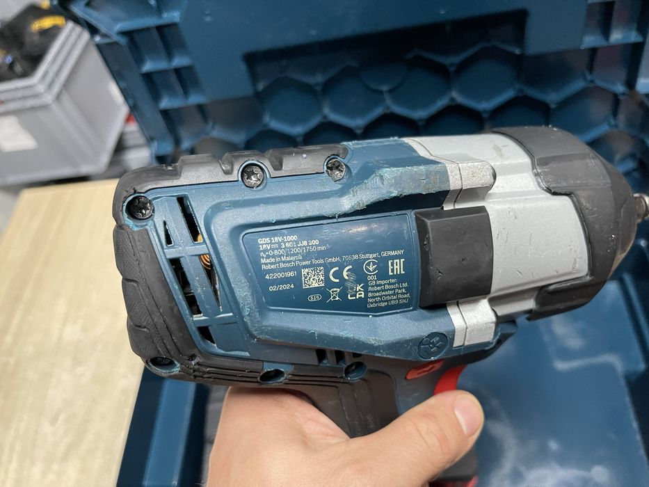 Bosch GDS 18V-1000 / безщітковий гайковерт Бош 1/2 1000Нм