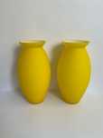 Jarras de vidro amarelas Cristalleria Italiana