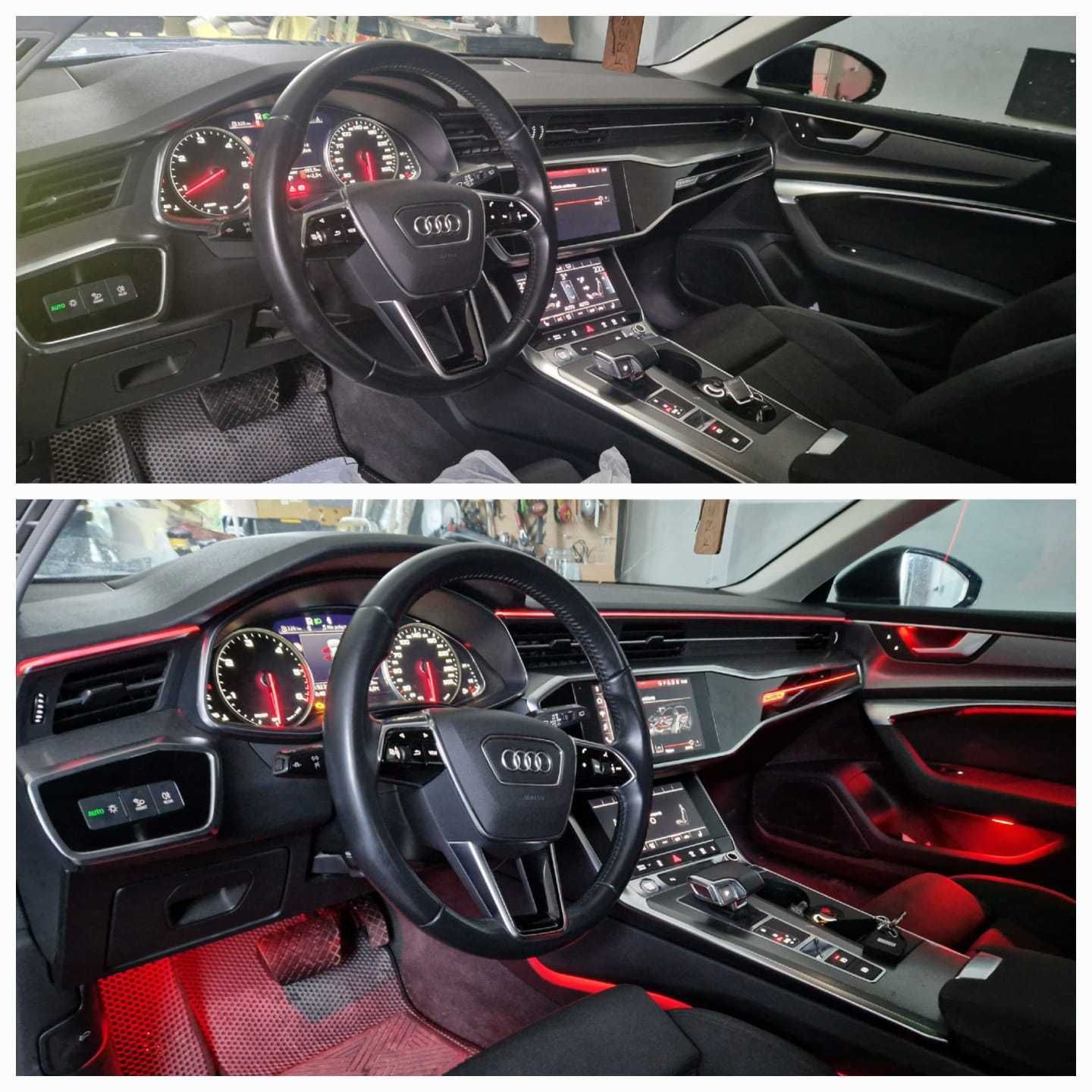 Oświetlenie Wnętrza Ambient Mercedes w205/E klasa w213, Audi a6c8,a4b9
