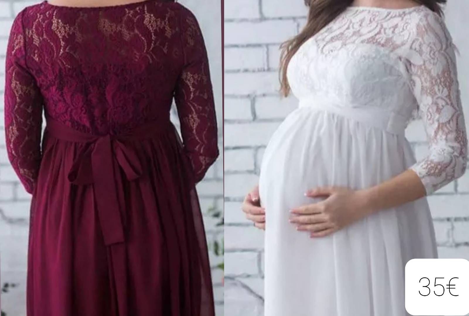 Vestidos Sessão Fotográfica Grávida NOVOS