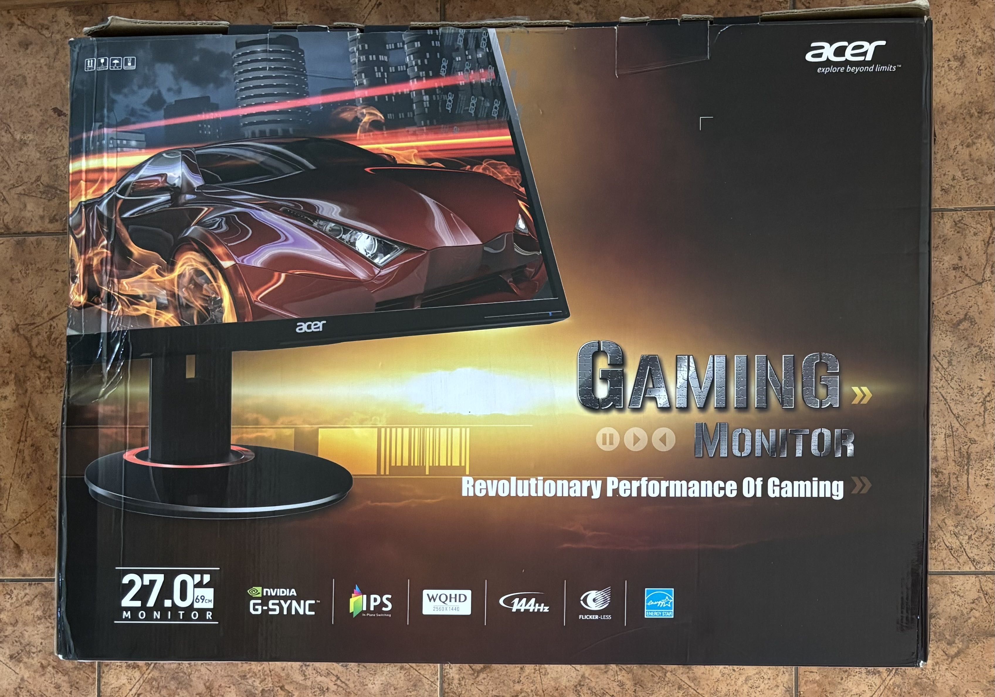 Monitor 2K 27" Acer XB270HU IPS z G-Sync
