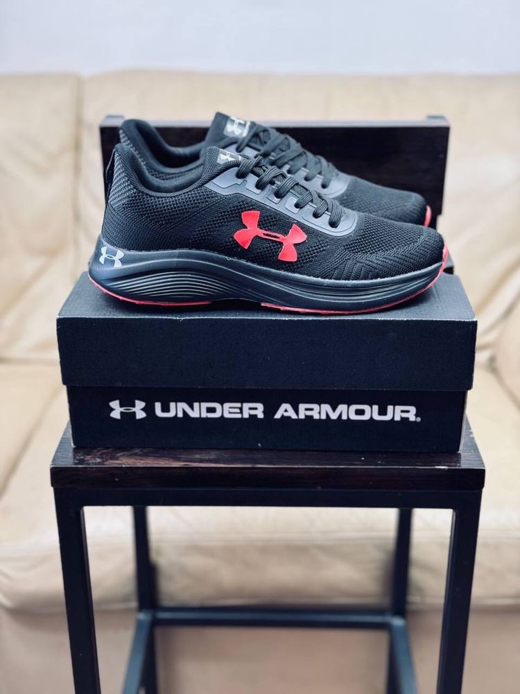 Under Armour Кроссовки мужские Спортивные черные кросовки Новинка!