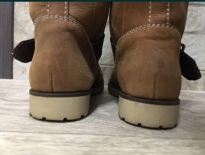 Продам эксклюзивные женские кожаные сапоги