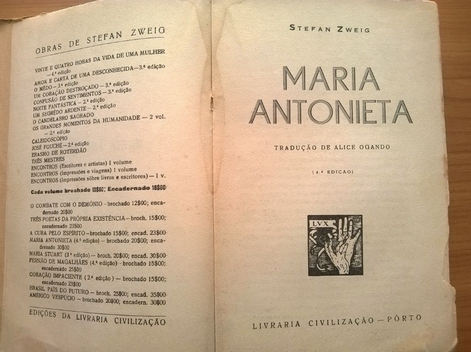 Maria Antonieta - Stefan Zweig (portes grátis)