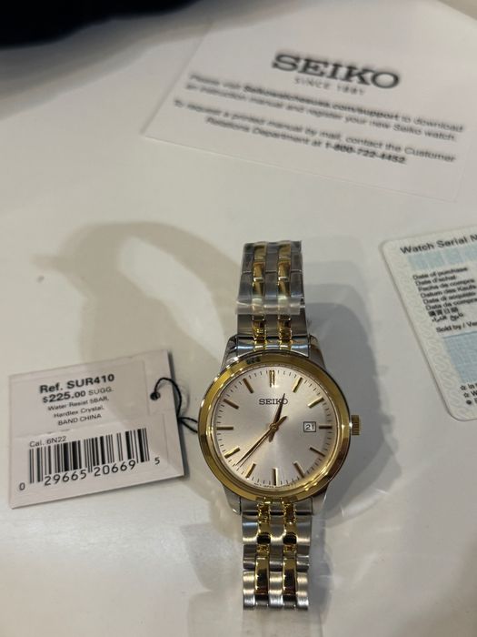 Seiko SUR410 — сапфір, сталь, мінімалізм. 40 мм. Оригінал! Розпродаж!
