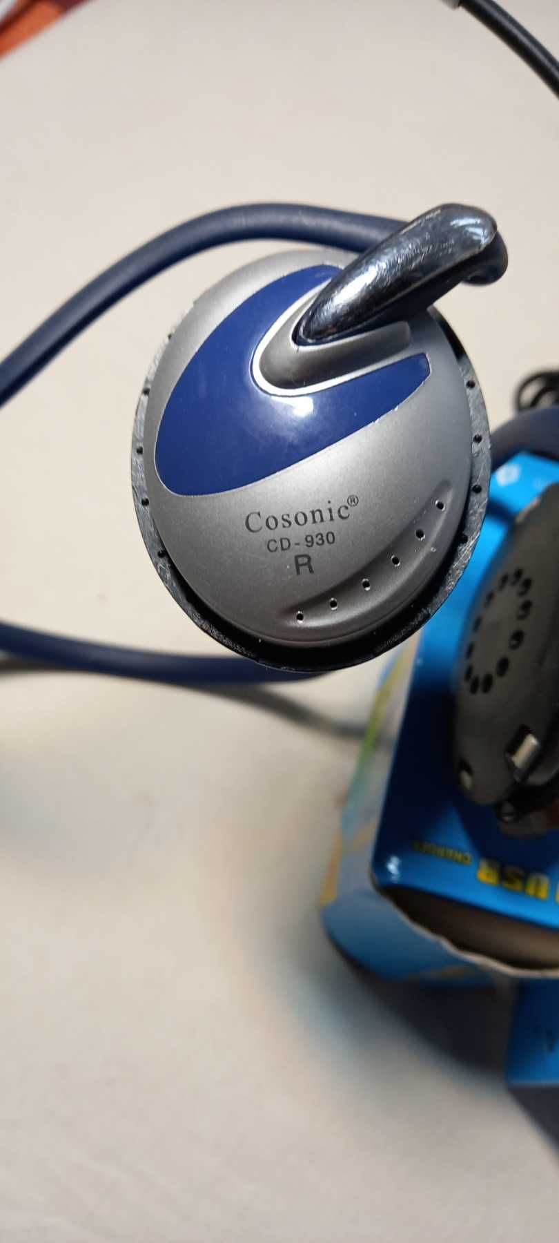 стерео наушники Cosonic  модель СД-930  с регулировкой громкости 1 шт.