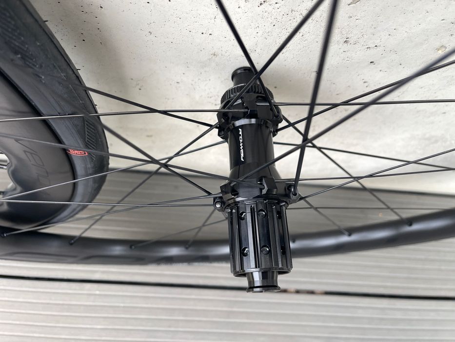 Koła szosowe karbonowe carbon PRO-WAY VENOM 50mm 1415g! Z OPONAMI!