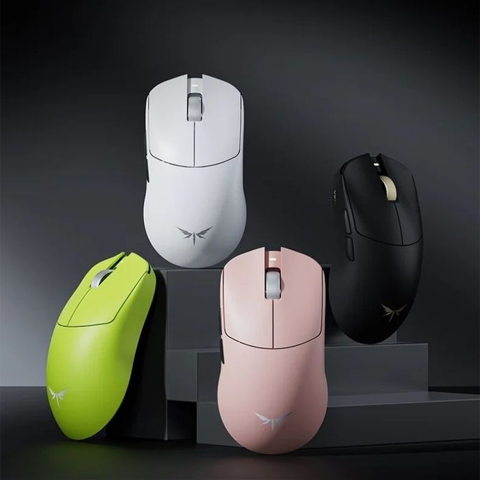 VGN Dragonfly F2 Pro Max 8K (біла, рожева). Безпровідна миша