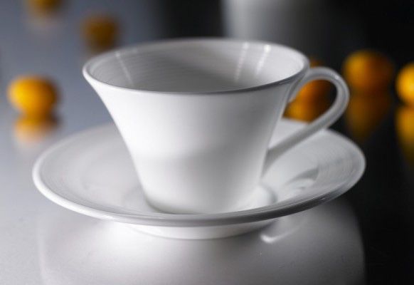 Serwis kawowy Philipiak Moderno porcelana 15 elementów