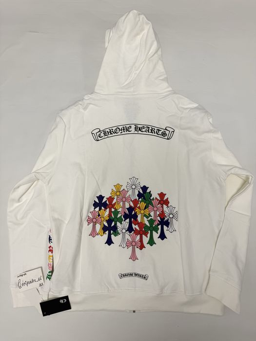 зип худи Chrome Hearts Zip up multicolor white M L Vetements Balenciag