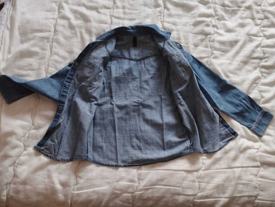 Camisa de ganga da Benetton, de menino/rapaz