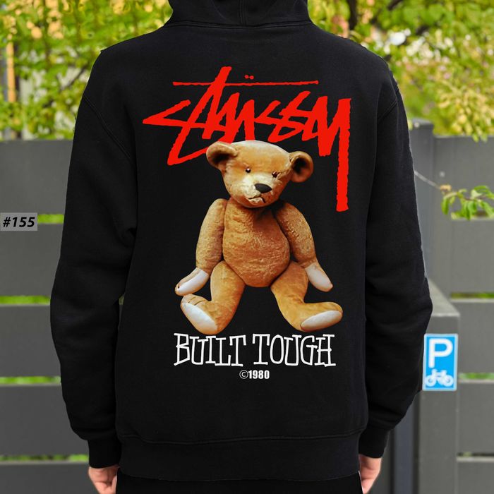 Черная Кофта Stussy » Scorpion » Чорне Худі Стуссі Чоловіче