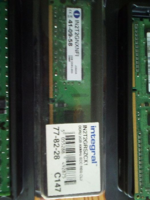 Pamięć DDR2 216mb 512Mb 400mhz 800 dimm ecc 1GB micron 1rx8pc2-5300f