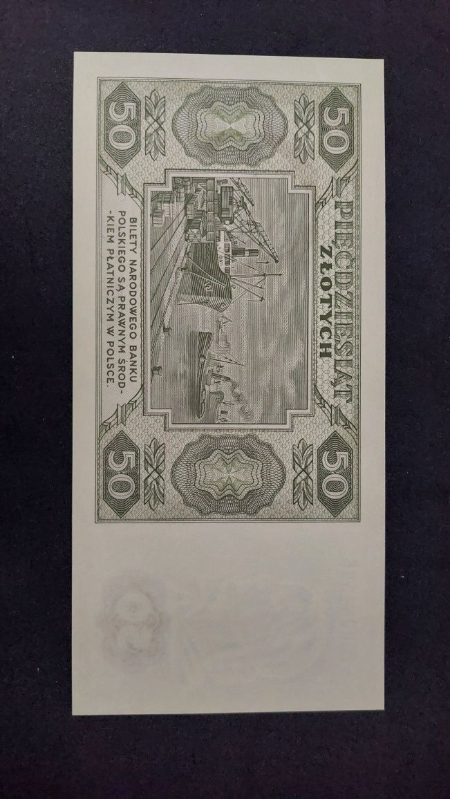50 złotych 1948 wzór stan 1 UNC banknot kolekcjonerski