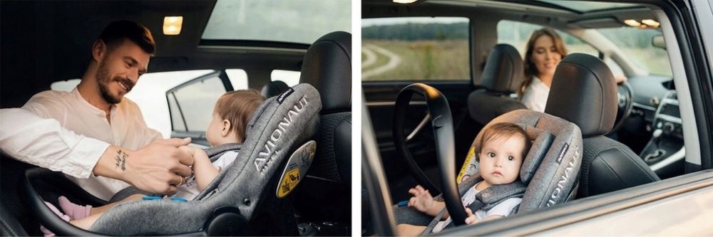 Fotelik AVIONAUT PIXEL I-SIZE 0-13KG czerwony Warsaw Red