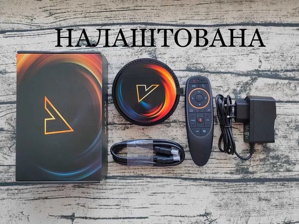 НАЛАШТОВАНА Vontar W2 ATV 4/32Гб  Смарт ТВ приставка