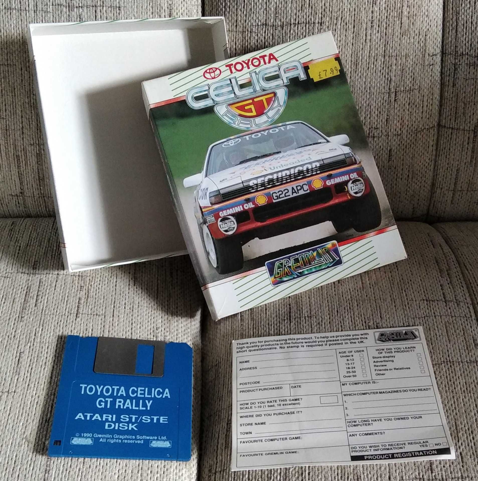 Toyota Celica GT Rally - Atari ST / Gremlin