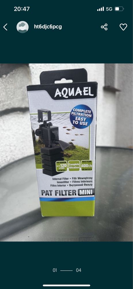 Pat filter mini nowy