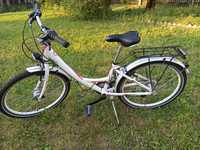 Rower dla dziewczynki 24 calowy ładny i zadbany aluminiowy