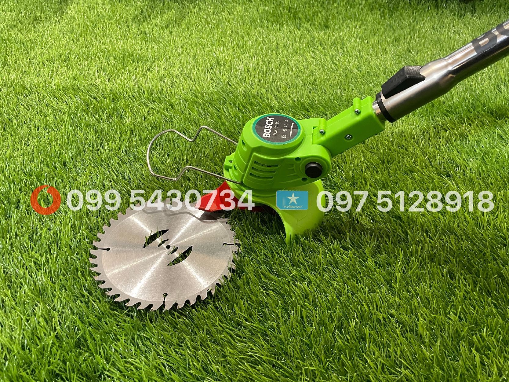 Триммер BOSCH BUR179BL 36V 6Ah косарка 800ватт для газону безщіткова
