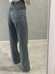 Джинсы wide leg палаццо серо голубые
